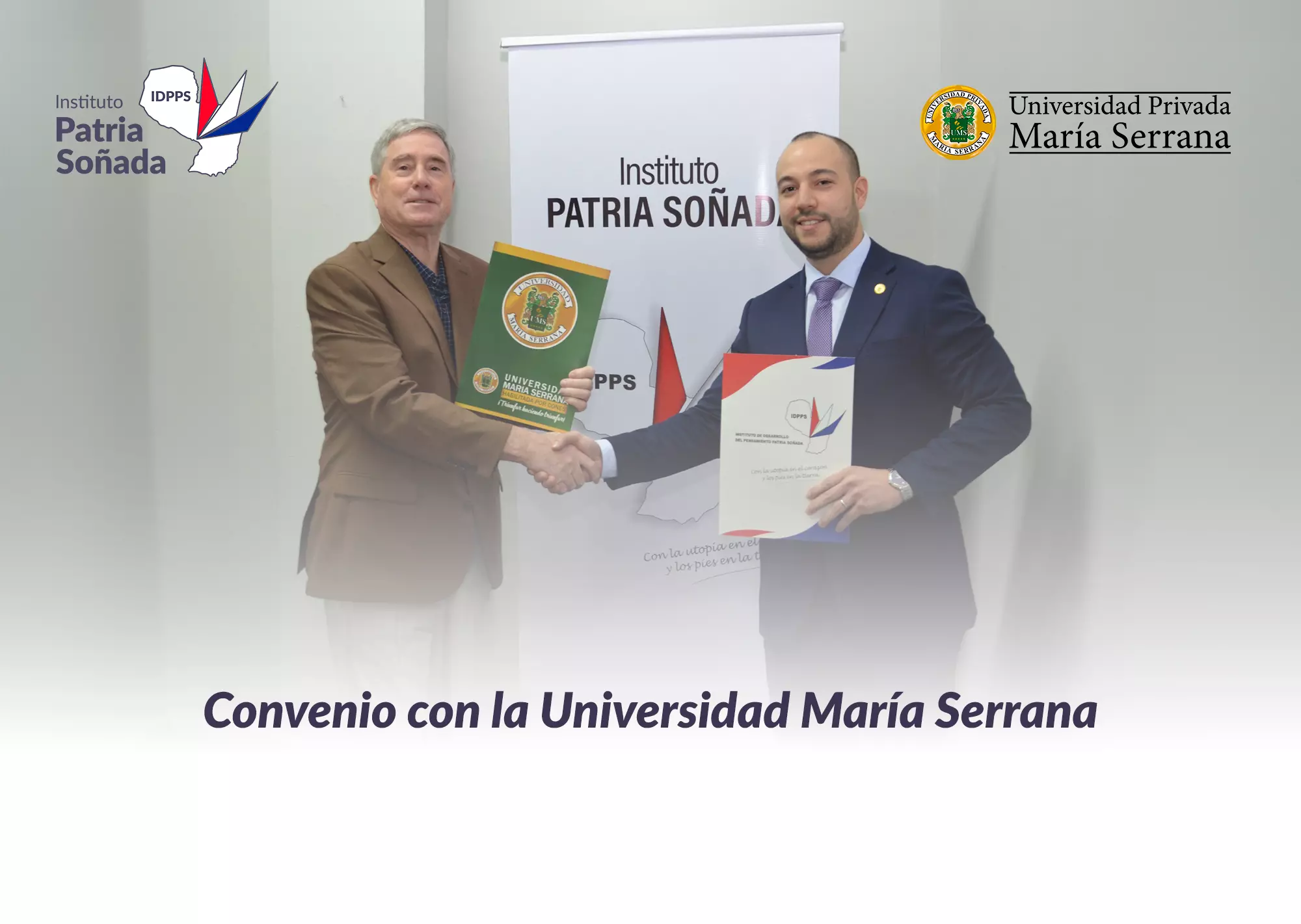 Convenio de Cooperación entre IDPPS y Universidad Privada María Serrana