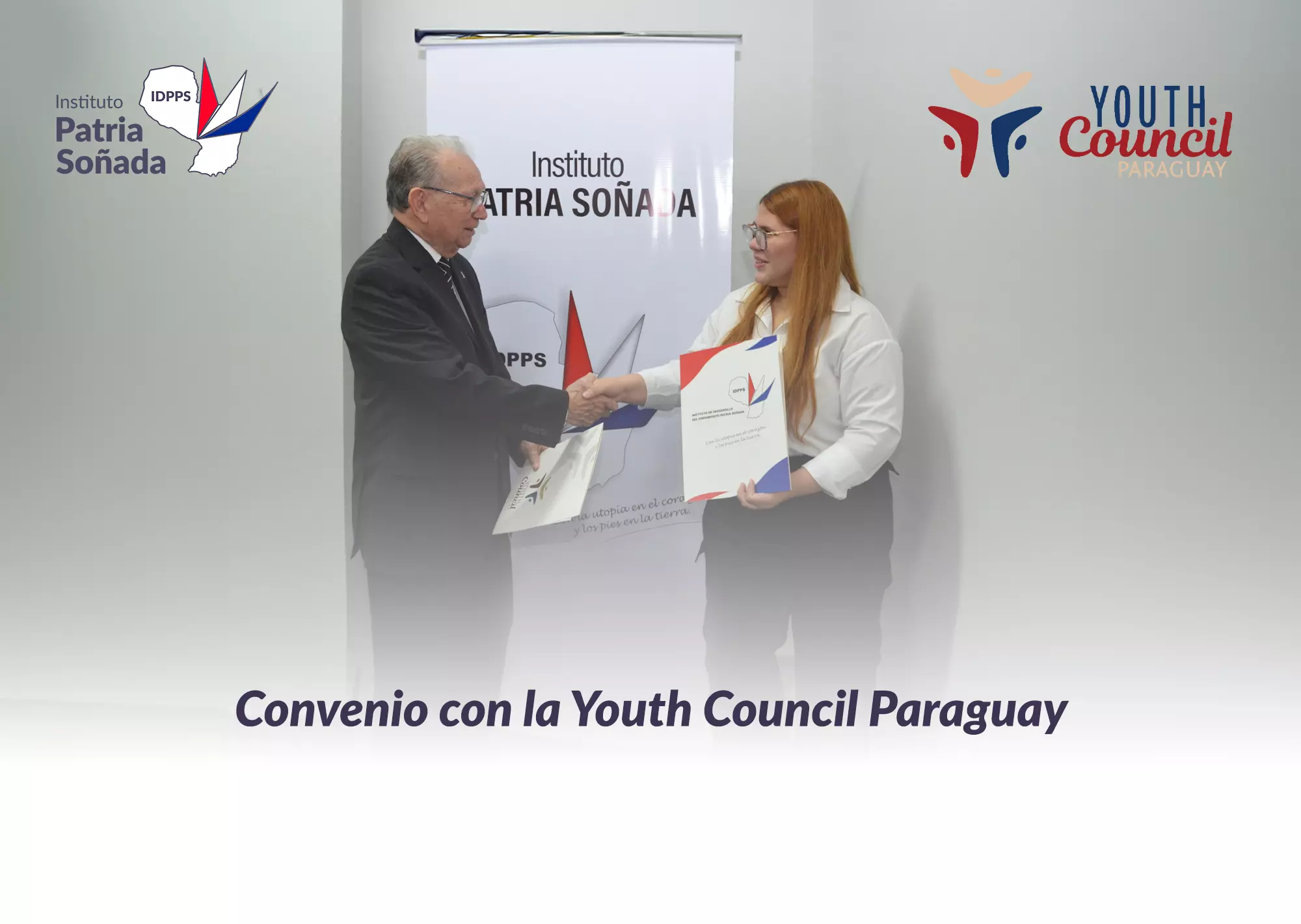 Firma del Convenio de Cooperación Institucional entre Youth Council Paraguay y el Instituto de Desarrollo del Pensamiento Patria Soñada